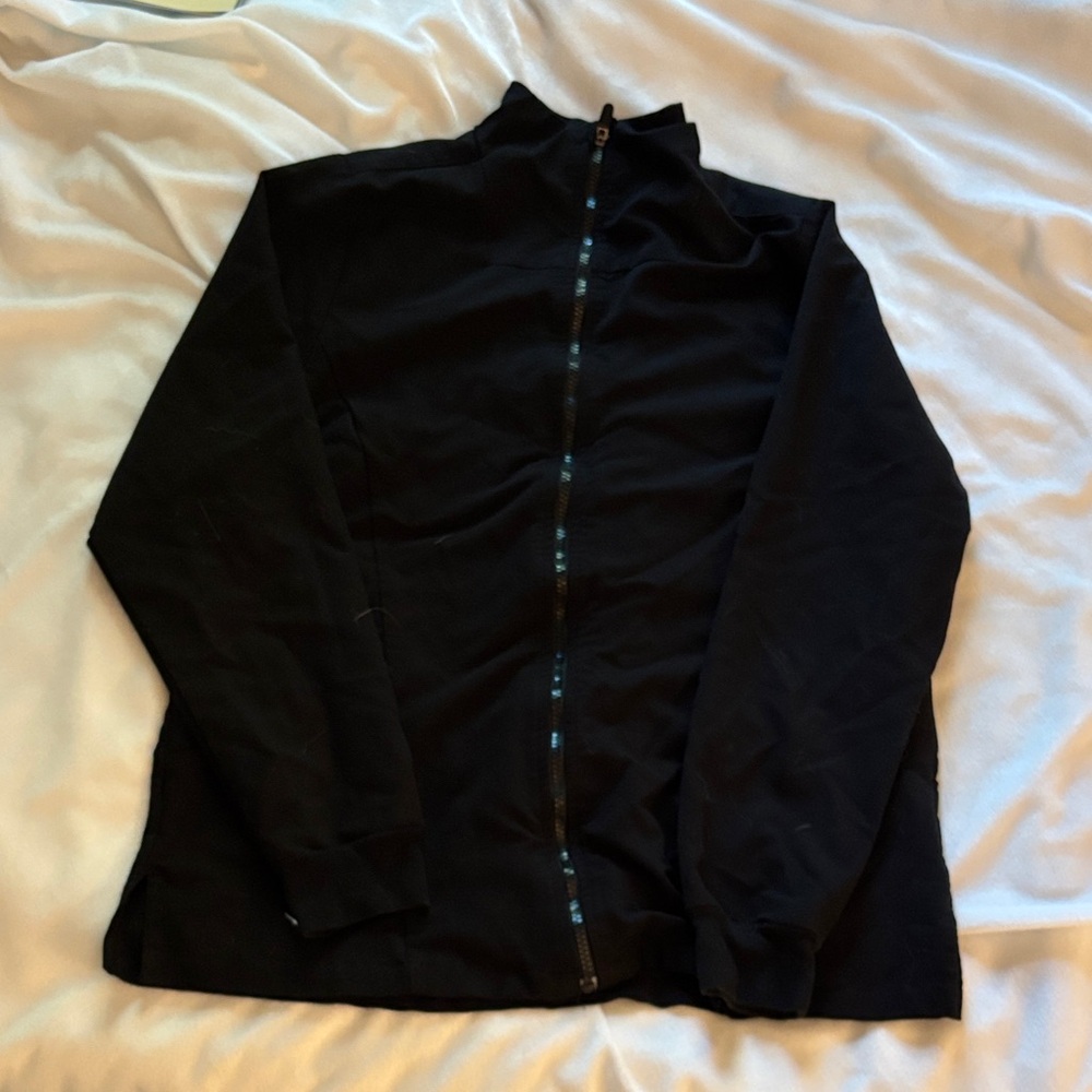 Black Women's Zip-Up Jacket